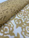 Lazer Cut Lace - Sweet Beige