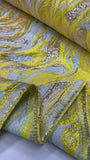 Brocade - Yellow & Gold Wave