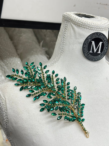 Crystal Appliqué - Teal Green