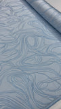 Brocade - Blue Swirl