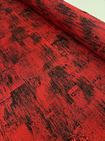 Brocade Summer - Lines Red