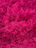 Ruffled Tulle - Cerise