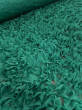 Ruffled Tulle Frill - emerald