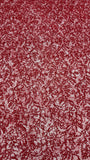 Vintage Stretch Chantilly - Scarlet Red