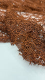 Vintage Stretch Chantilly - Brown Sugar
