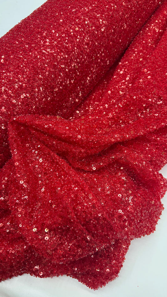 Fully Beaded Lace 2026 - Scarlet Red