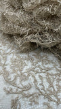 Vintage Stretch Chantilly - Mushroom