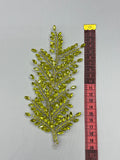 Crystal Appliqué - Yellow Lime