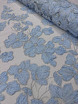 Beaded Flower Lace - Periwinkle