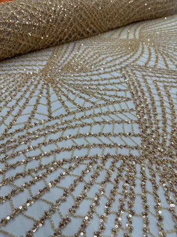 Beaded Lace Special - Web Gold