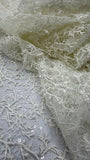 Vintage Stretch Chantilly - Off White