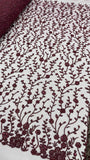 Vintage Lace - Burgundy