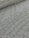 Beaded Lace Special - Web White