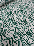 Rayon Gauze Prints - Static Green
