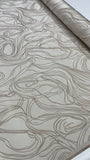 Brocade - Gold Swirl