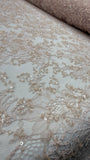 French Lace Beaded - Dusty