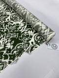 Viscose Woven - Damask Olive