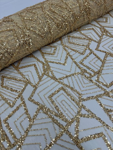 Beaded Lace Special - Champagne