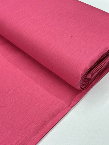 Pure Linen - Dark Coral