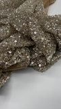 Fully Beaded Lace 2026 - Nude Silver