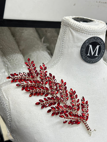 Crystal Appliqué - Fiery Red