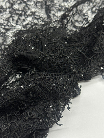 Vintage Stretch Chantilly - Black