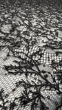 Vintage Stretch Chantilly - Black