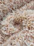 Ruffled Tulle - Sand