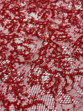 Vintage Stretch Chantilly - Scarlet Red