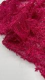 Vintage Stretch Chantilly - Fuschia