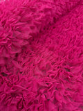 Ruffled Tulle - Cerise
