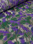 Brocade Valencia -  Abstract Purple Green