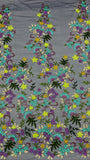 Floral Embroidery - Botanical Black