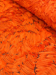 Ruffled Tulle Frill - Orange