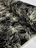 Brocade - Floral Fantasy Black