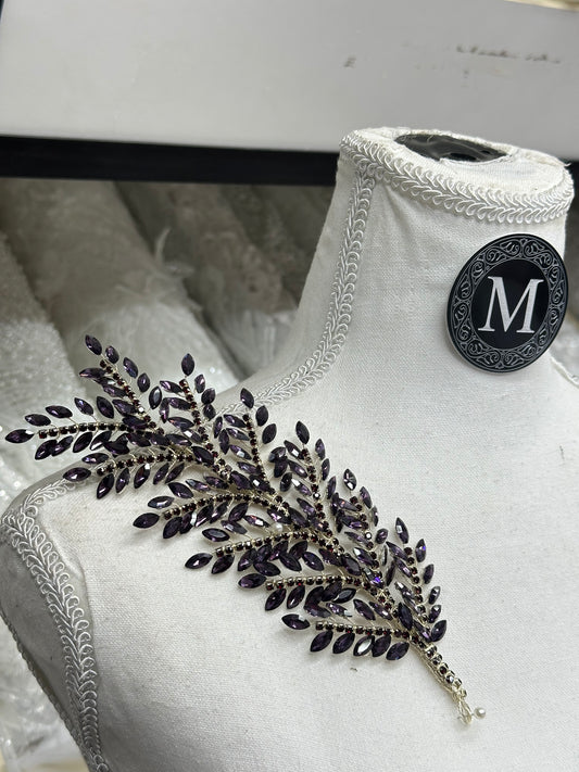 Crystal Appliqué - Deep Mauve