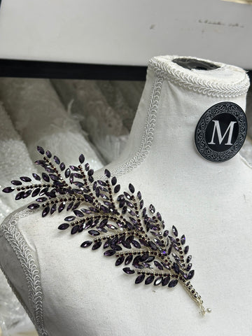 Crystal Appliqué - Deep Mauve