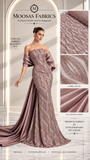 Luxury Shimmer Beaded Eveningwear Fabric- Summer Collection