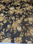 Brocade - Wild Rose Copper Leaf