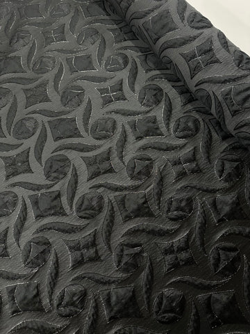 Brocade- Black Abstract Art 2