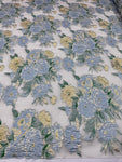 Brocade - Organdy Sky Blue