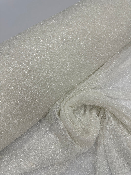 Fully Beaded - White