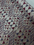Brocade - Mauve Tri Abstract