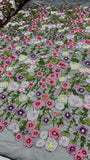 Floral Embroidery - Springfield Black