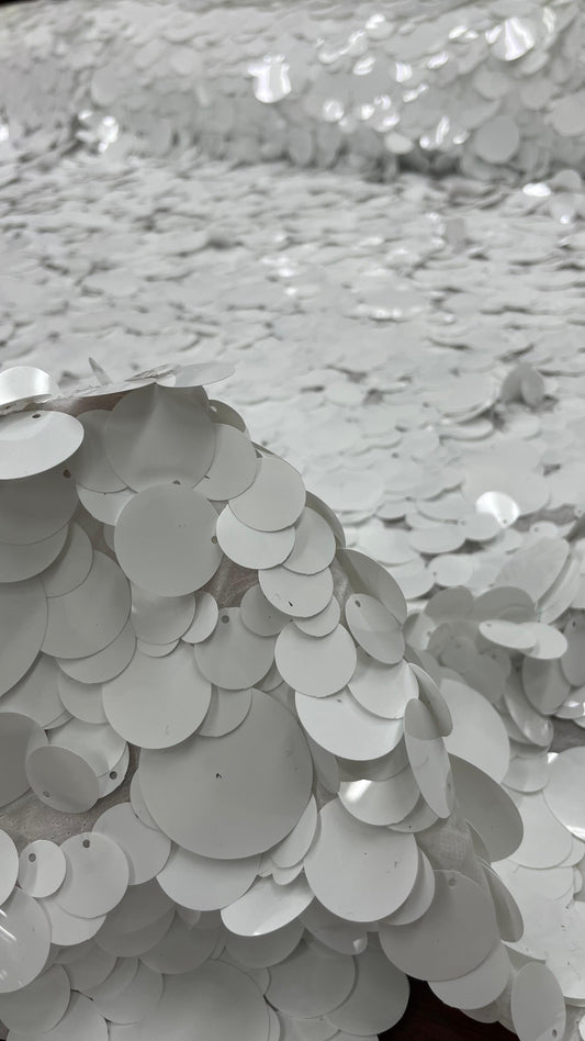 Dolce Sequins - White