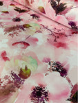 Dutchess Satin Printed - Serine Pink