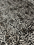Satin Silk Stretch Digital - Choc Leopard