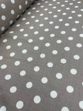 Rayon Gauze Prints - Grey Dots
