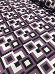 Satin Prints  - Tetris Lavender Ice