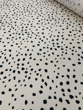 Abstract Spandex - Cream Speckles